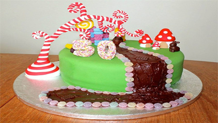 THE RIVER CHOCO CAKE